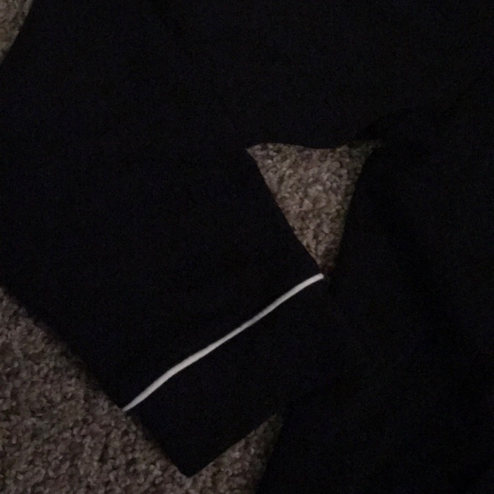 Karen Scott Black Sport Sweater Hoodie ButtonUp - Picture 6 of 7